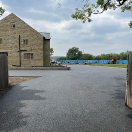 private driveway and car park